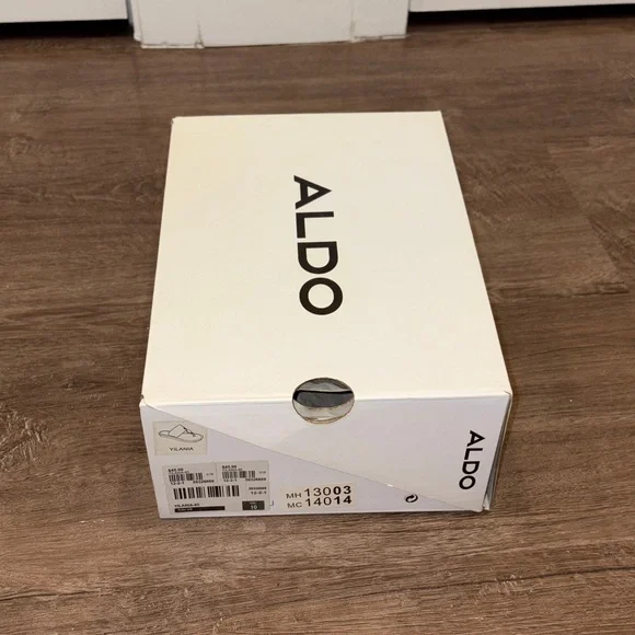 Aldo Metallic Gold Slide Sandals - Picture 9 of 9